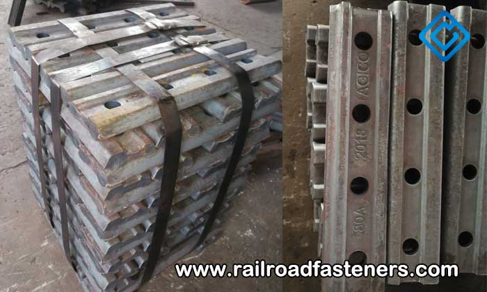 BS80A fishplate and fish bolt