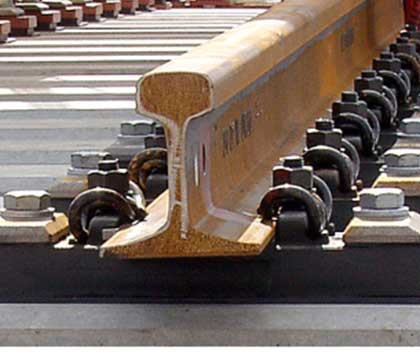 elastic rail fastening system