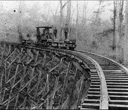 railroad track in the first stage