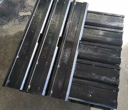 Thermit Welded Fishplate For UIC60 Thermit Welding Rails Project
