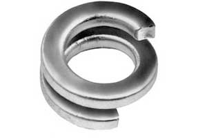 double coil spring washer