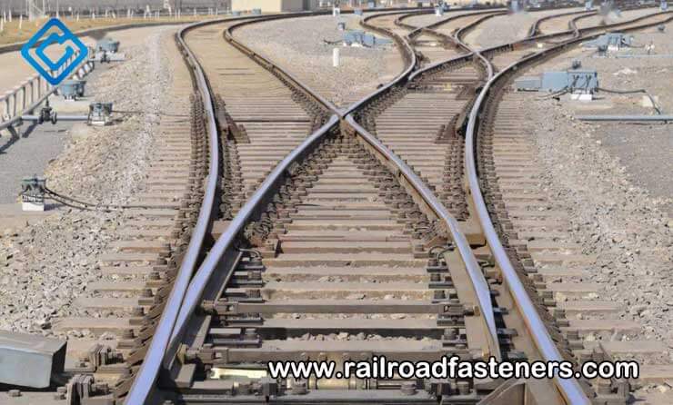 Left-Hand Turnout in Railway Tracks