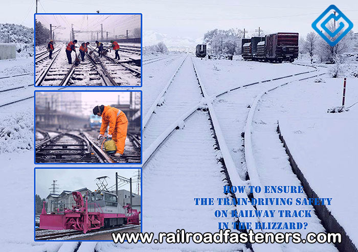 snow accumulation and freezing phenomenon on rail track